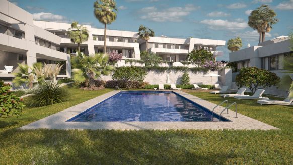 a Finca Town house for sale_Large swimmimg pool_Realista Quality Properties Marbella