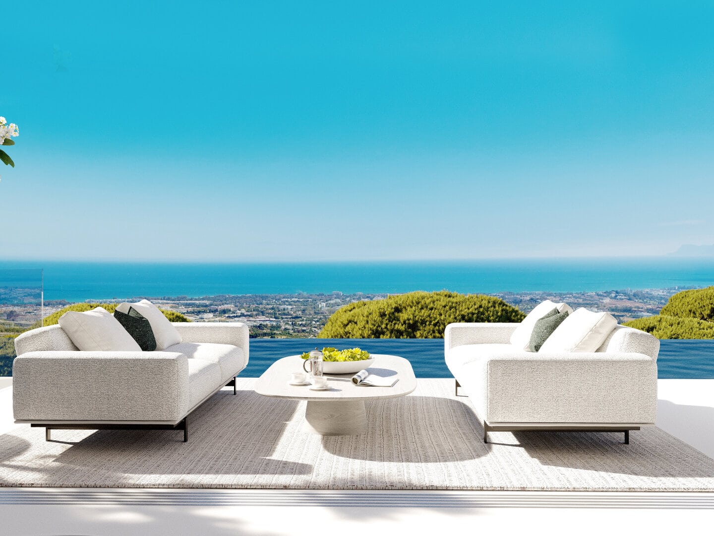 Nueva villa de lujo con vistas panorámicas al mar en Vista Lago Residences, El Real de La Quinta Benahavis