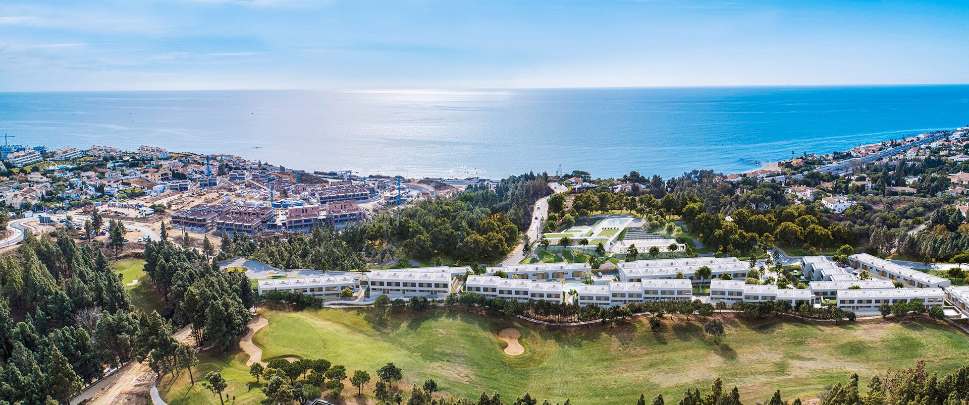 Viviendas Evergreen junto al campo de golf El Chaparral en La Cala de Mijas