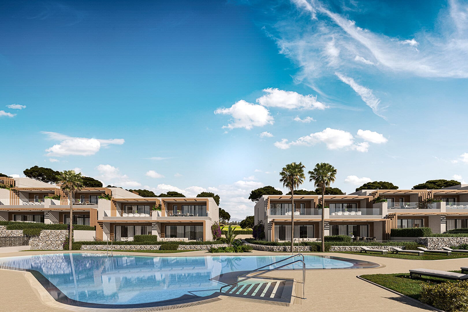 Evergreen Homes Lujosa y Luminosa casa de 3 dormitorios junto al campo de golf El Chaparral en Mijas Costa