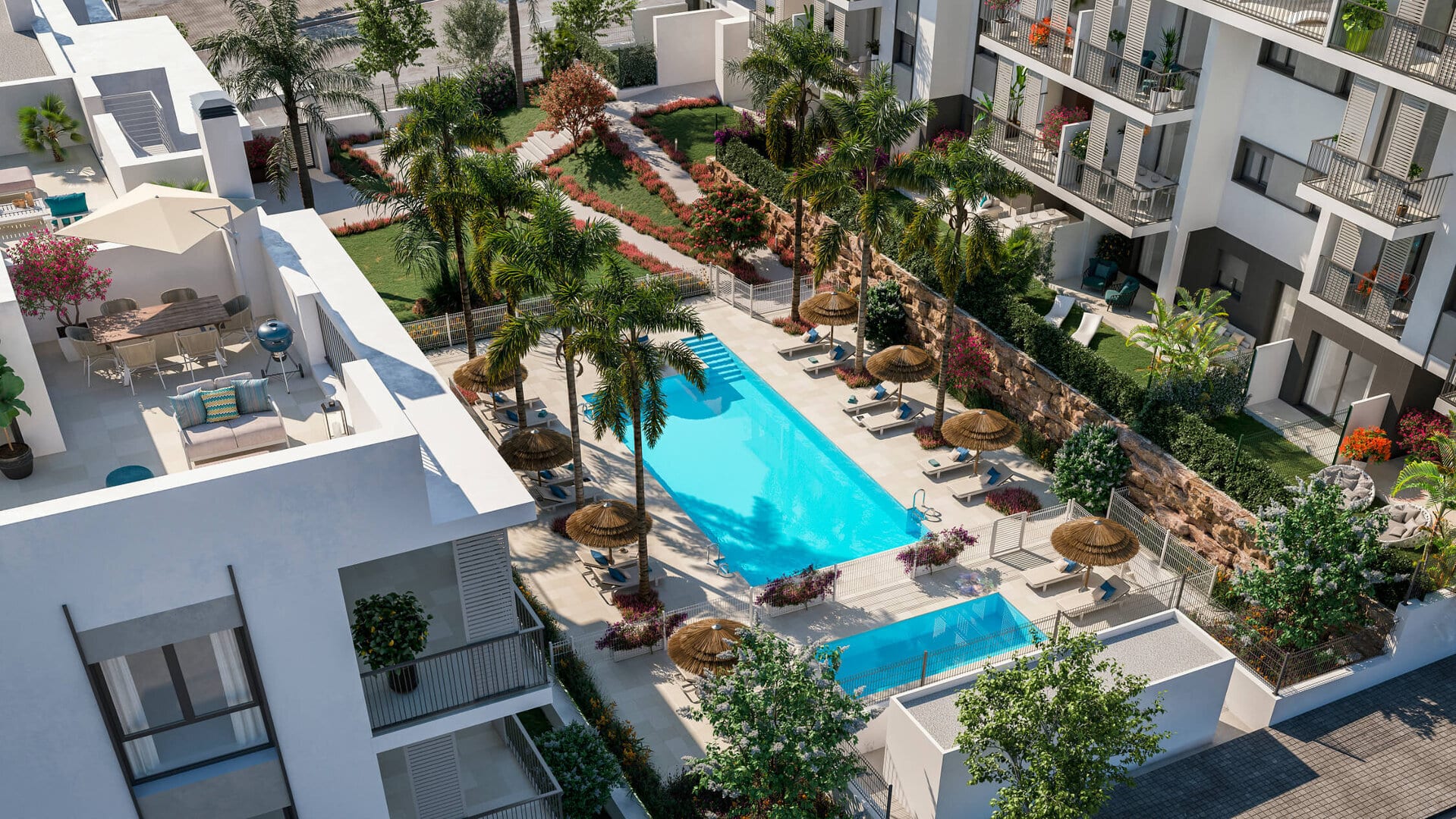 Centro de la ciudad de Estepona Apartamento de 3 dormitorios Isidora Living con piscina y más instalaciones en el sitio…