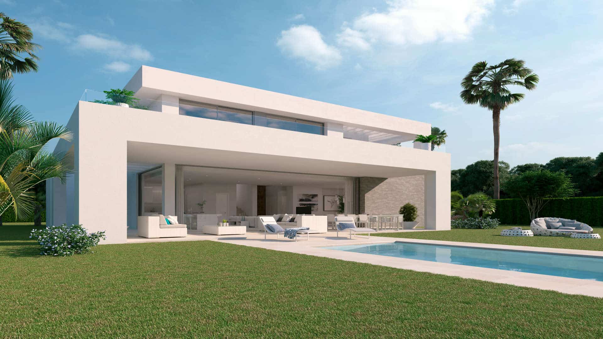Moderne 4 slaapkamer Abeto villa op een groot perceel in nieuwbouwproject La Finca de La Cala de Mijas