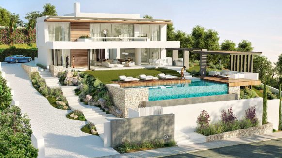 Nieuwe moderne villa La Alqueria Atalaya Benahavis te koop_Realista Quality Properties Marbella
