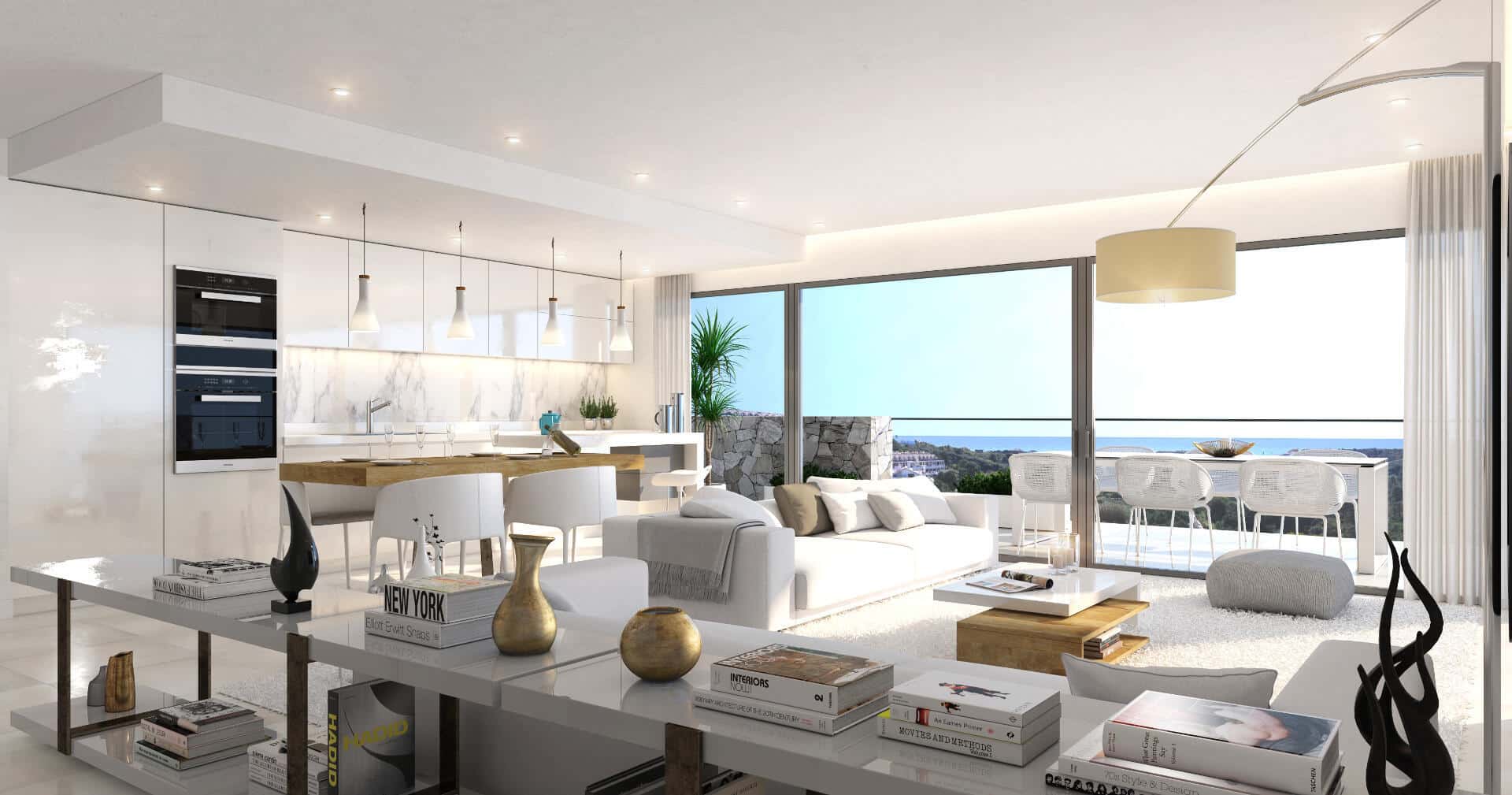 Duplex gelijkvloers appartement te koop in Agora nieuwbouwproject Estepona