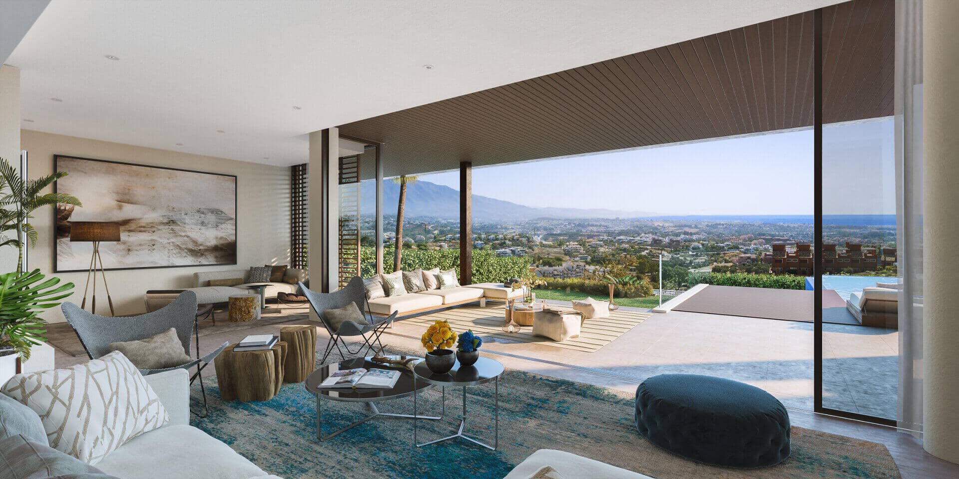 BeLAGOM Duurzame zeezicht Villa in Atalaya Benahavis