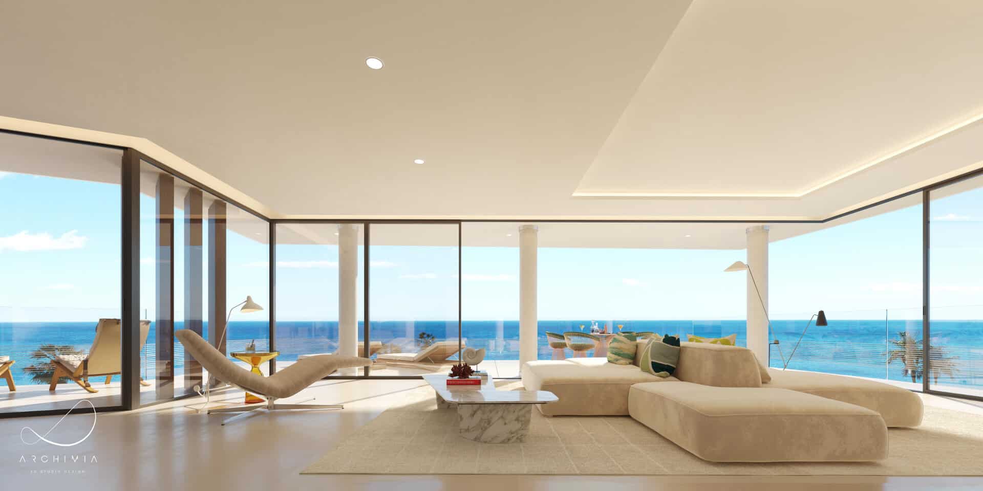Spectaculair Penthouse eerste lijn strand in Estepona privé en met adembenemend zeezicht!