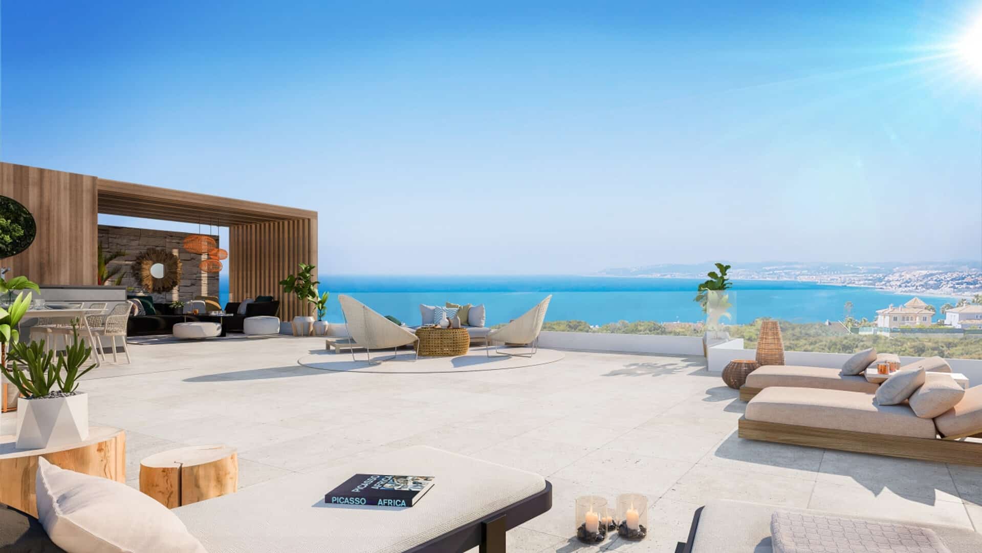 Penthouse in Alexia Life Estepona centrum met groot terras en privé zwembad met panoramisch zeezicht