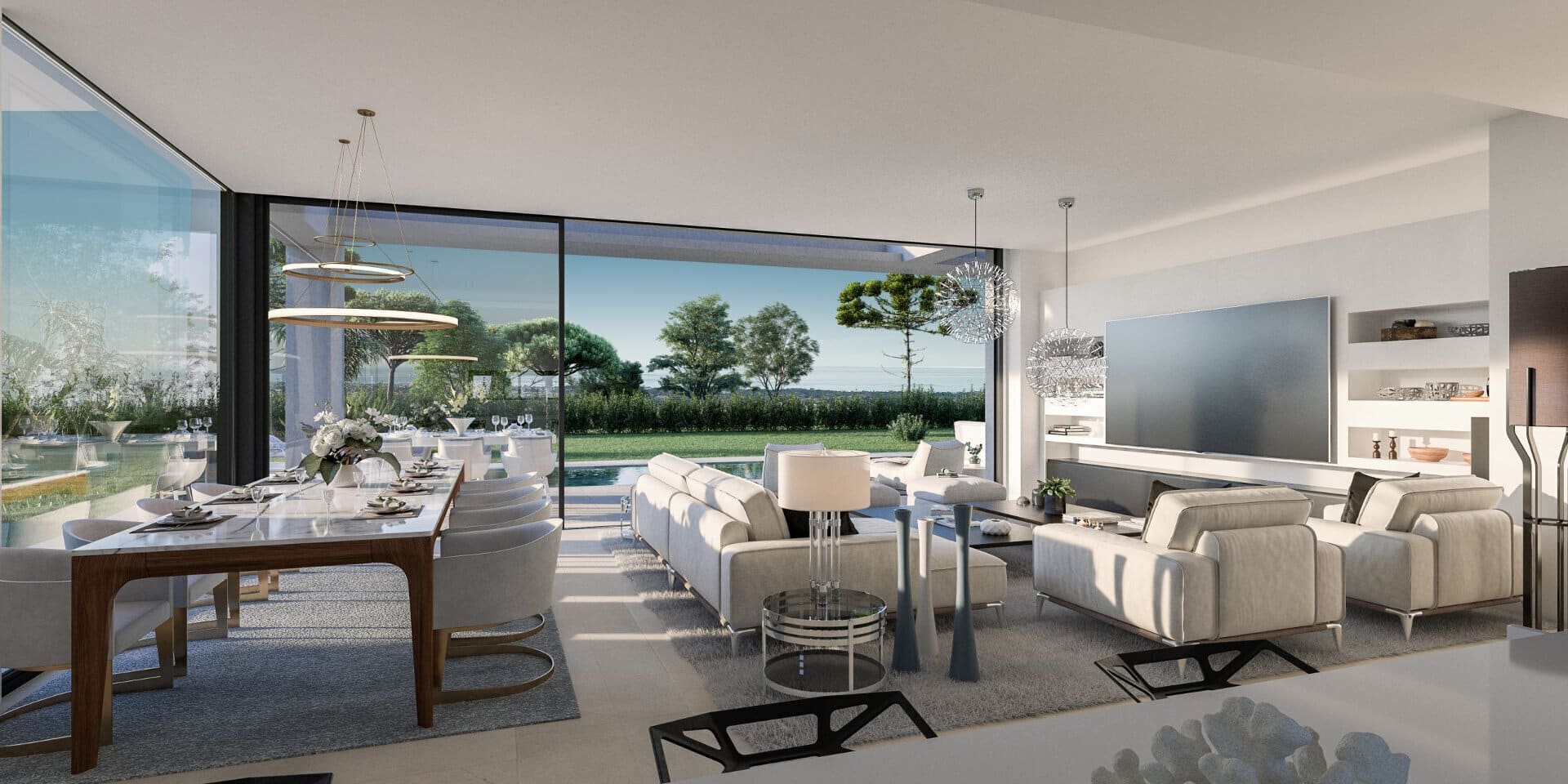 Villa Lavanda a new 3 (plus 2) bedroom home in The La Finca de Jasmine with amazing panoramic sea and mountain views