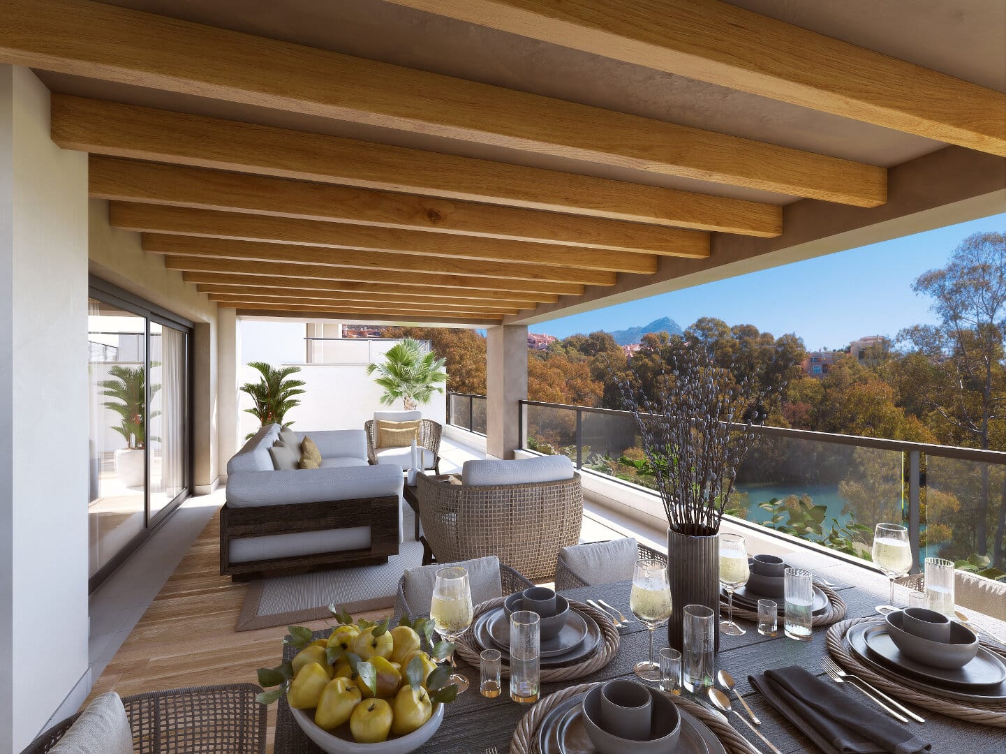 Nieuw appartement met twee slaapkamers in Marbella Lake, Nueva Andalucia Marbella