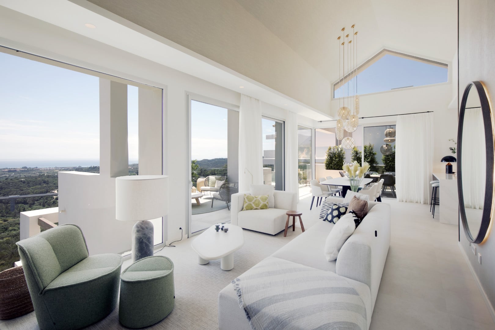 Penthouse Marbella Club Hills volledig gemeubileerd in Marbella Club Golf Resort met panoramisch uitzicht op de Middellandse Zee