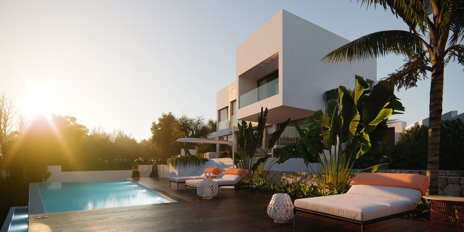 Nieuw gebouwde villa met 4 slaapkamers en zeezicht in Mirador del Paraiso, Benahavis