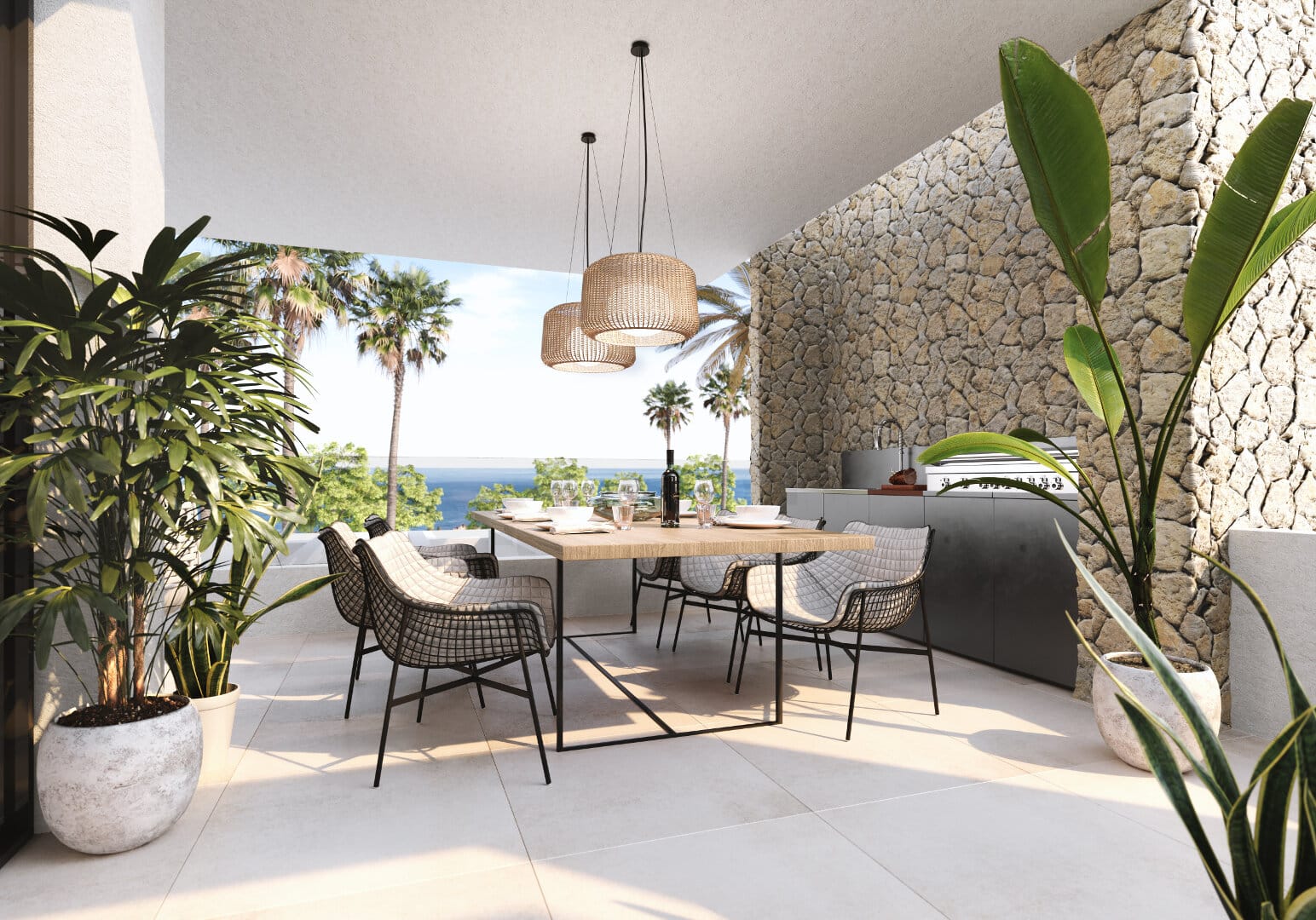 Nieuw appartement met drie slaapkamers en solarium in tweede lijn strandontwikkeling Ayana Estepona