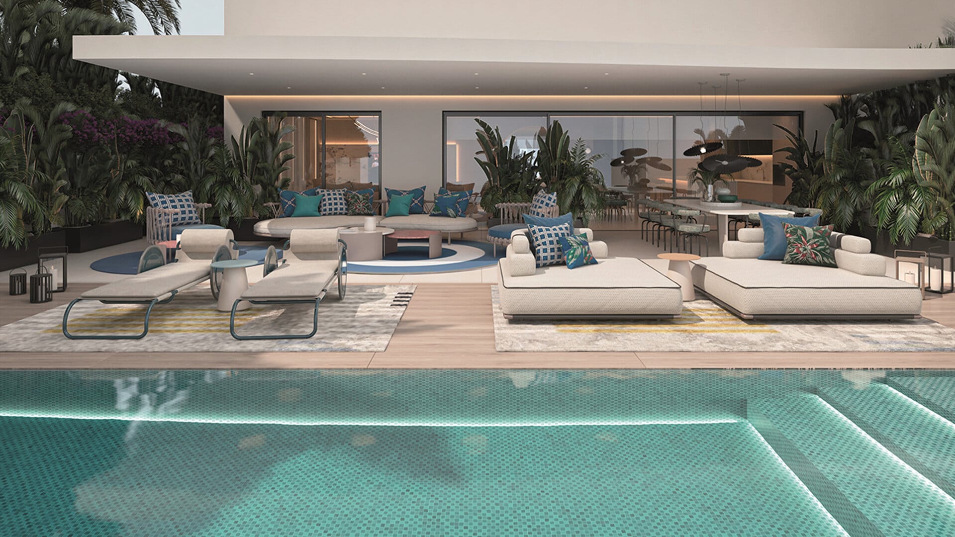 Villa in Dunique, een nieuw luxueus eerste lijn strandproject in Marbella Oost
