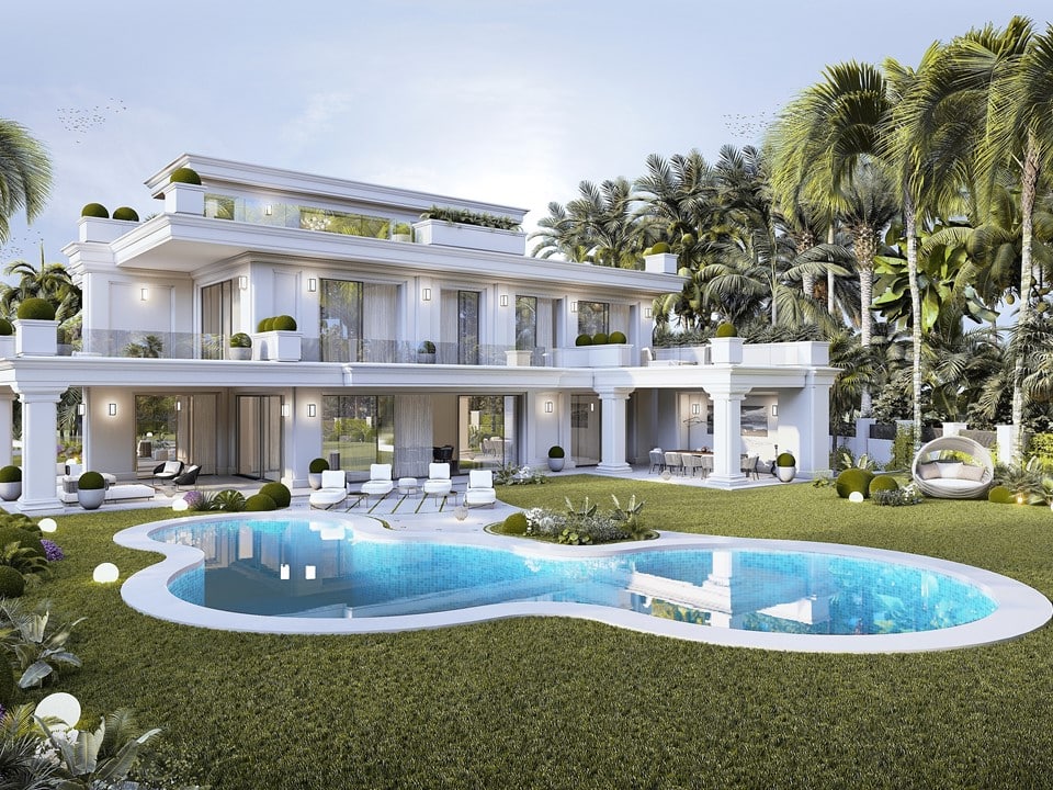 Exclusieve villa’s in de prestigieuze urbanisatie Lomas de Marbella Club aan Marbella’s Golden Mile.