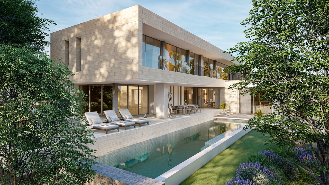 Unieke villa gelegen in de prestigieuze gesloten gemeenschap van Cascada de Camoján.