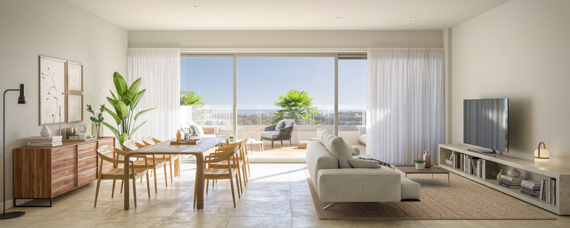 ISEA Estepona Nieuw appartement met drie slaapkamers, zeezicht en een groot terras