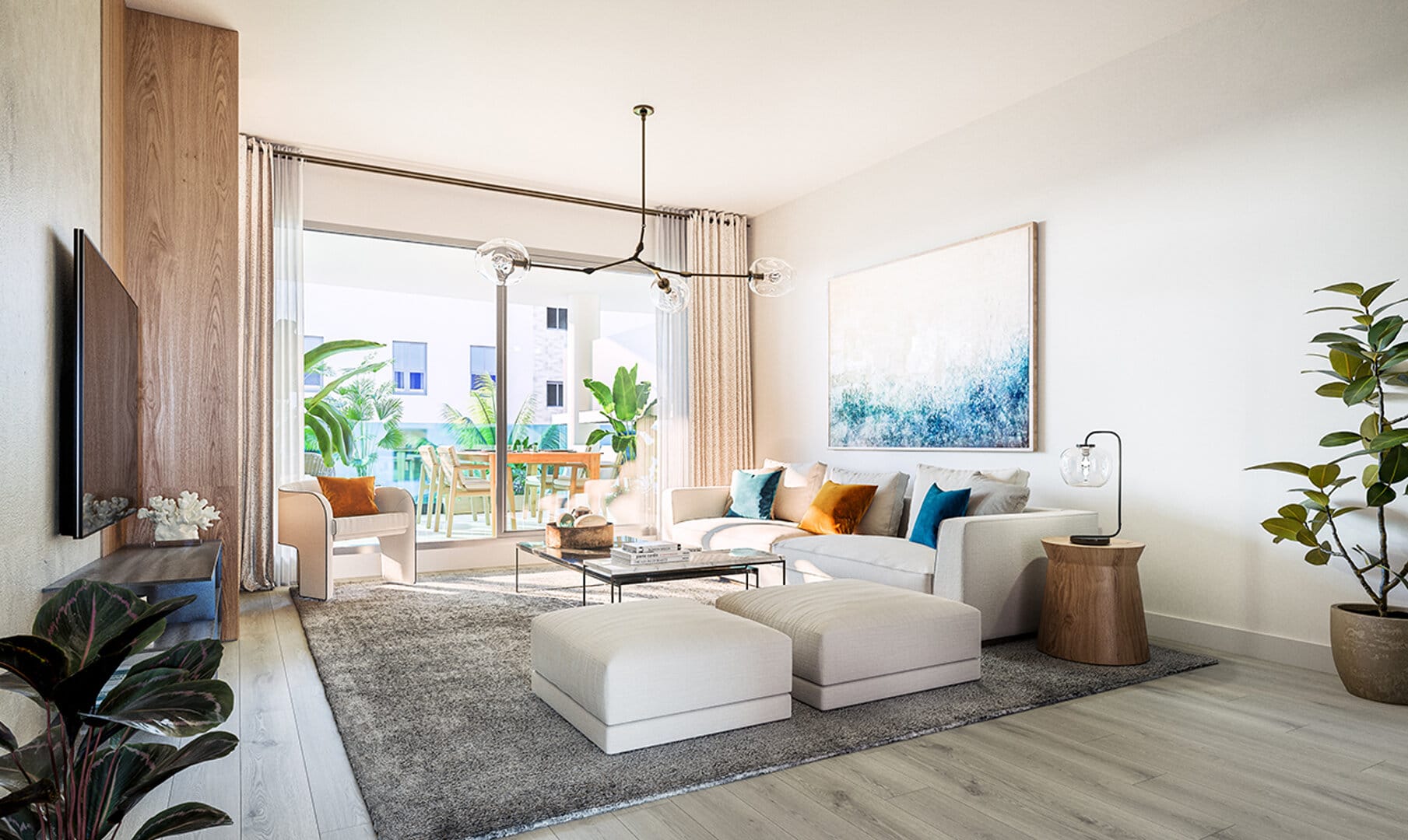 Appartement met twee slaapkamers in Jardines de Las Lagunas Mijas Fuengirola, een mooie woonwijk