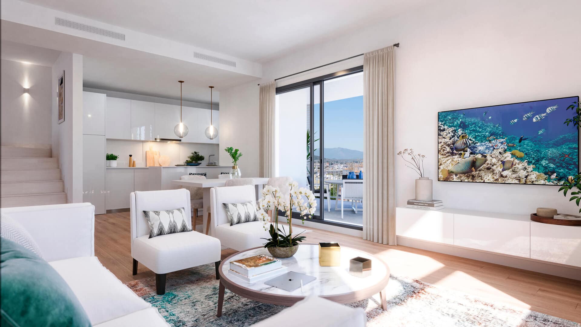 Penthouse in het centrum van Estepona Appartement Isidora Living met zwembad en faciliteiten ter plaatse…