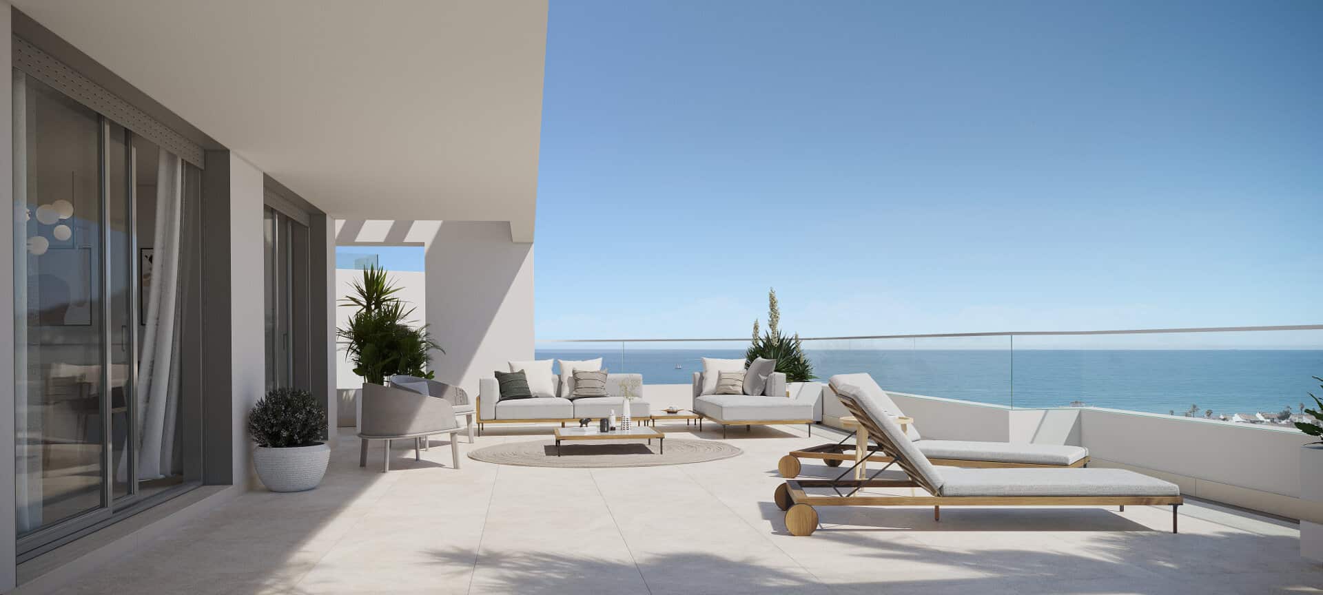 ZENITY AZURE Estepona Appartement op de begane grond met uitzicht op zee op loopafstand van het strand