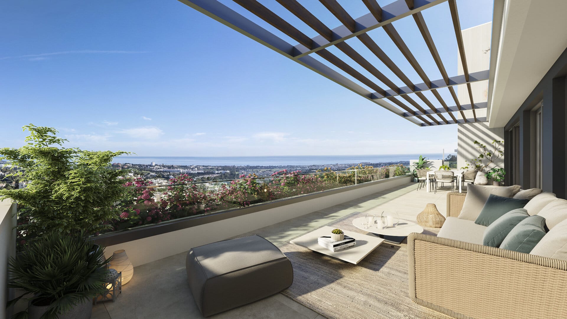 Tiara, gloednieuwe high-end moderne appartementen en Penthouse in La Quinta Benahavís