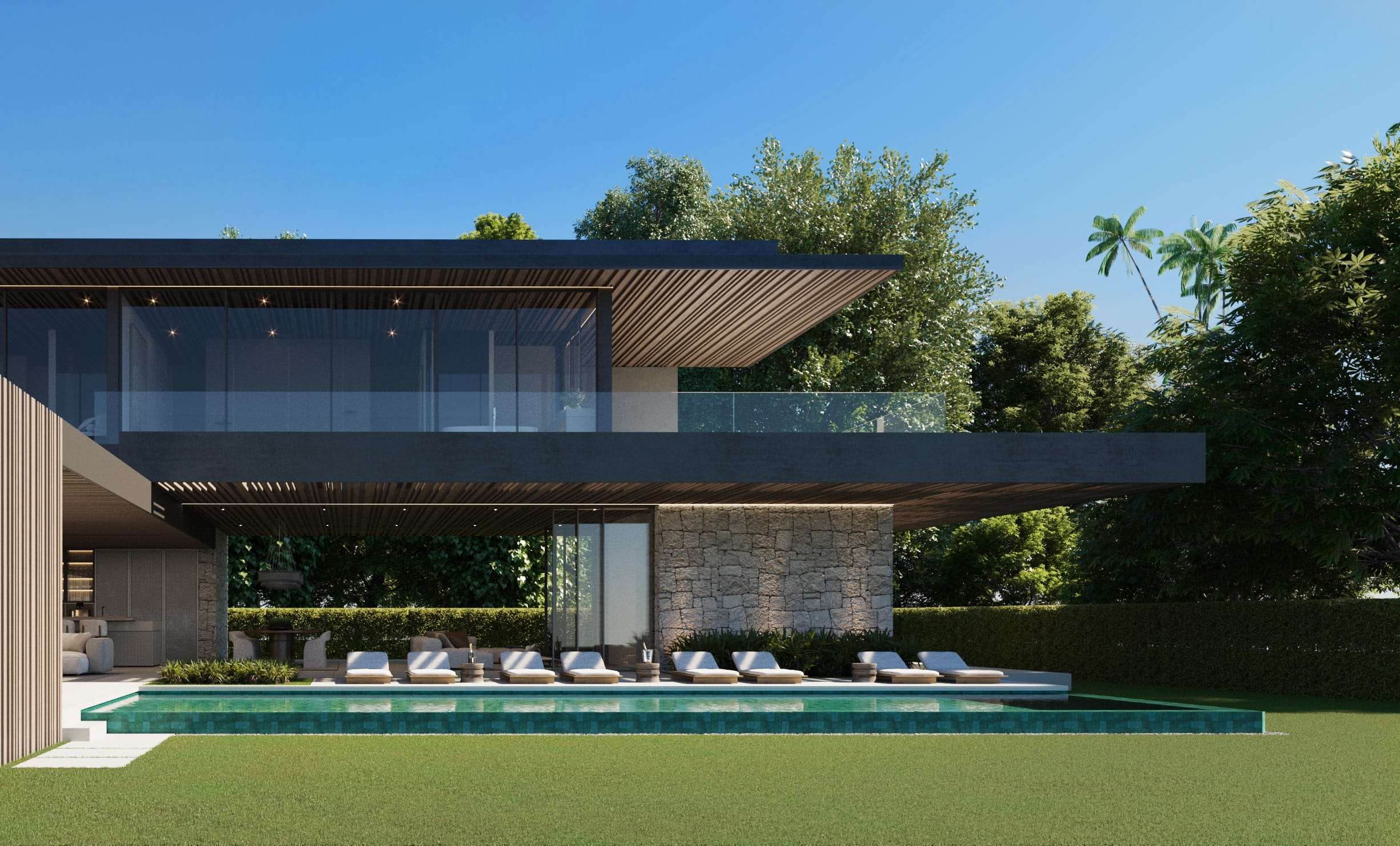 Luxe villa met natuurthema in Parcelas de Golf, Nueva Andalucia, Marbella