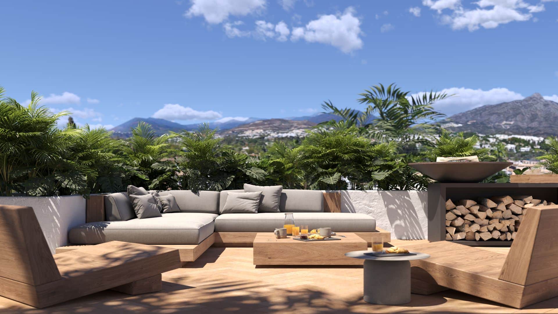 Spectaculair appartement buiten het plan met schilderachtig uitzicht in het hart van Nueva Andalucia.