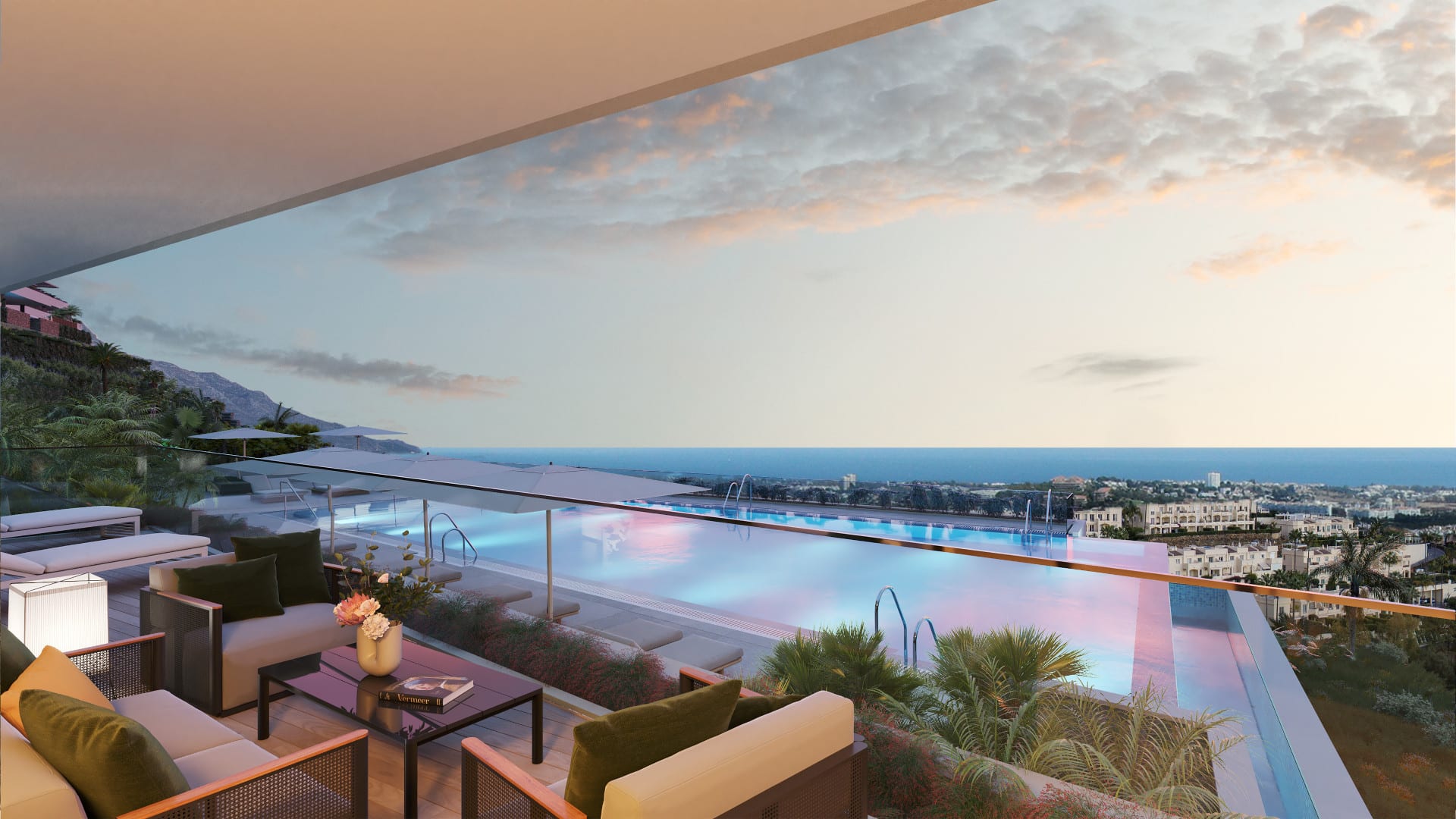 Nieuw modern Tiara appartement met groot terras in La Quinta, Benahavís