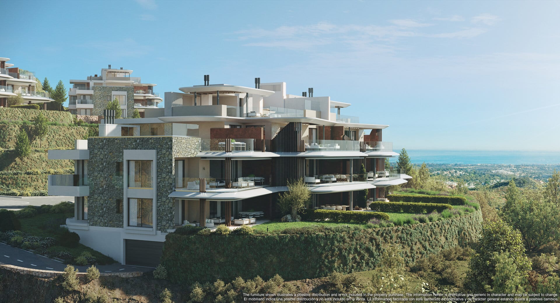 SABINAS Nieuwe ontwikkeling van appartementen en Penthouses in Real de La Quinta met subliem uitzicht