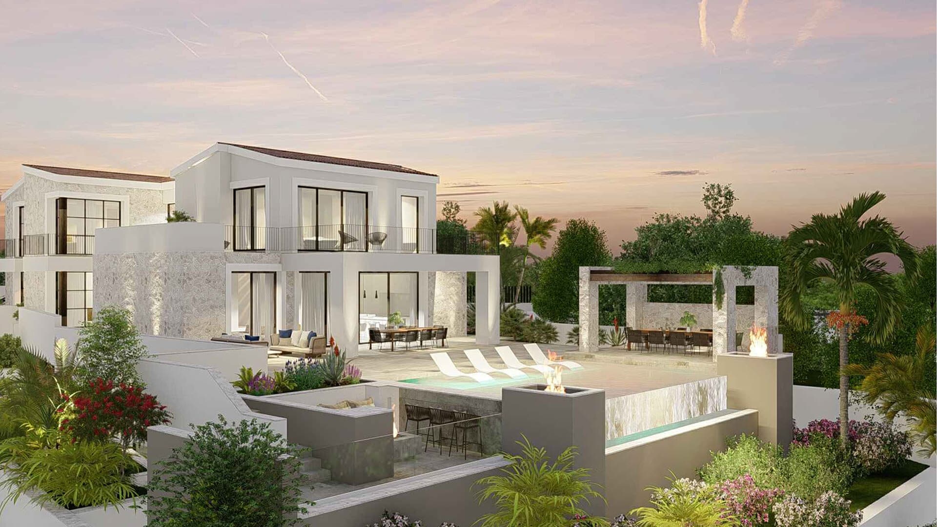 Nieuw prachtig herenhuis met panoramisch uitzicht op zee in de Spaanse hoek, een van de meest bevoorrechte locaties van Benahavis.