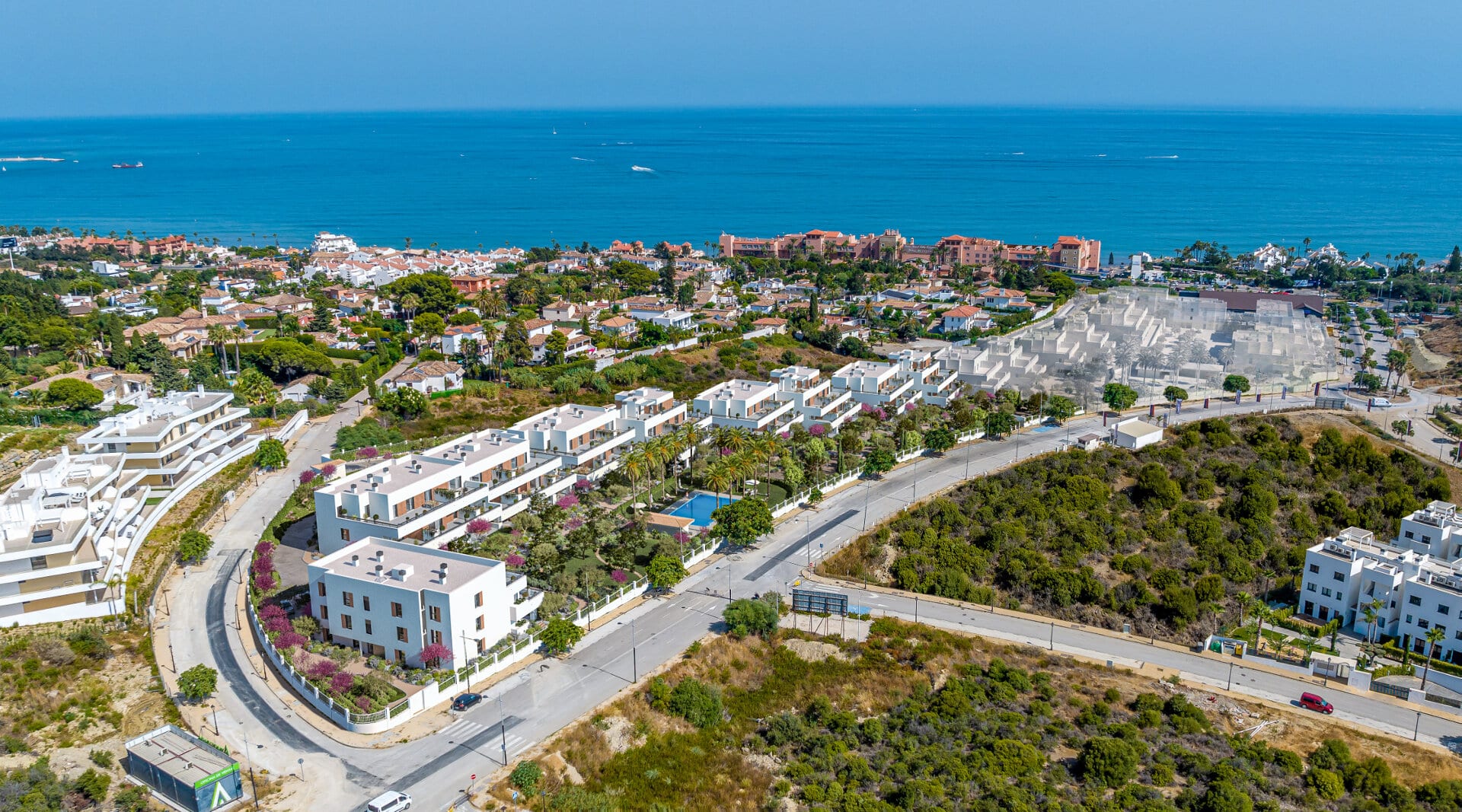 Begane grond appartement in SUNSET BAY Estepona Nieuw modern en met open uitzicht op de zee