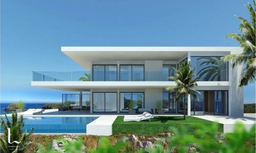 newly built villa modern luxury homes infinity pool