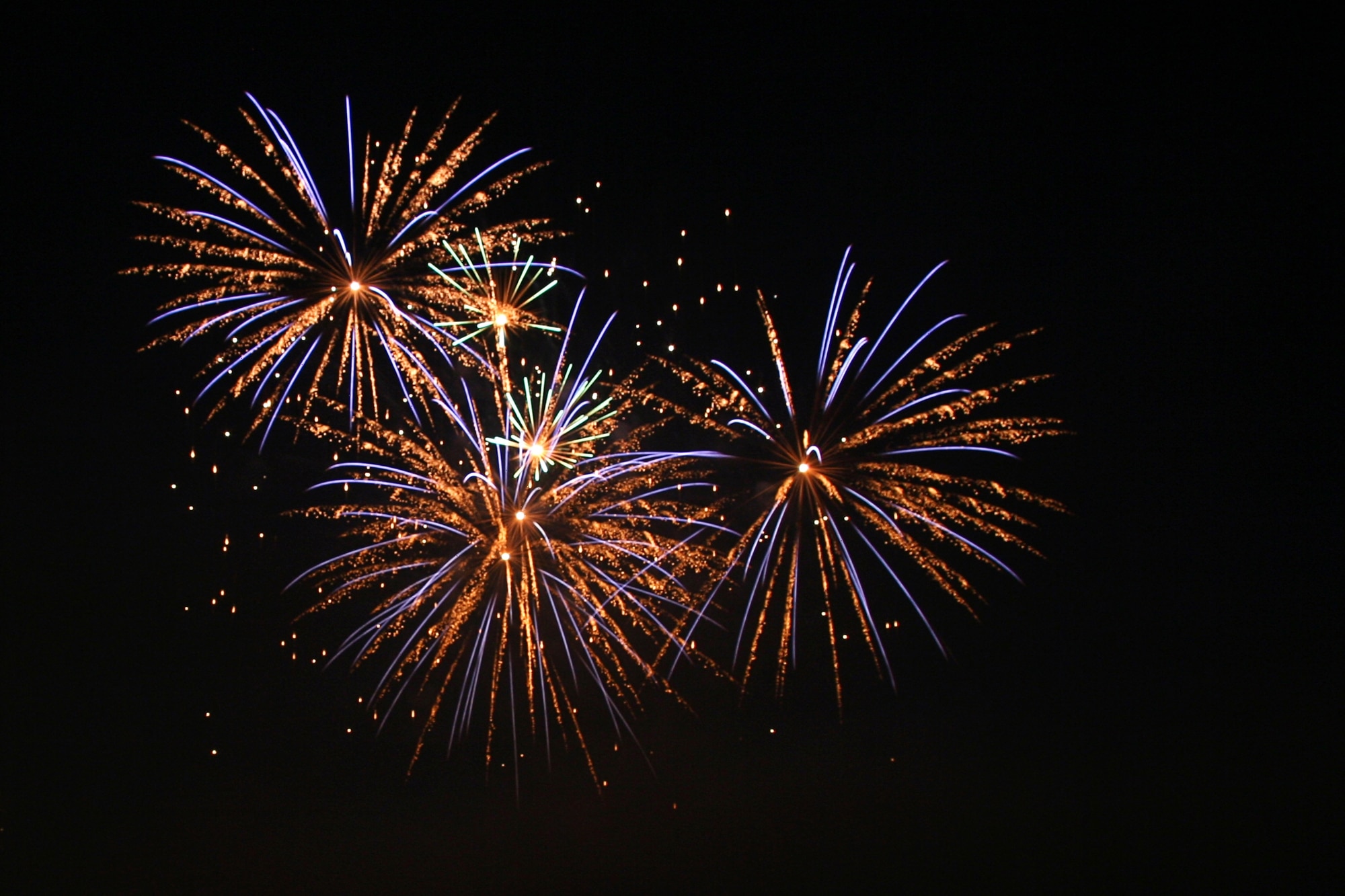 Fireworks new year in marbella