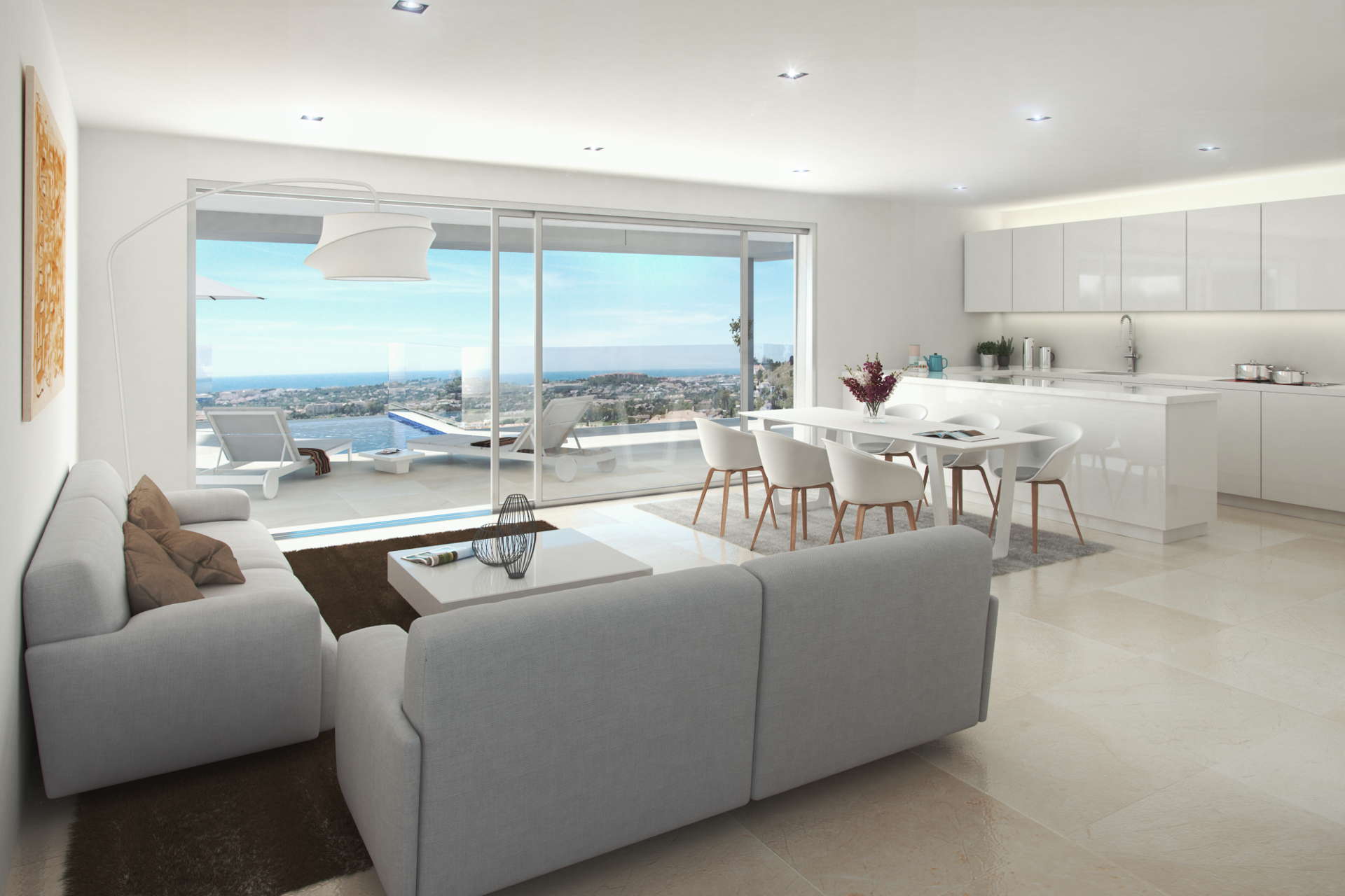 La Morelia de Marbella apartment with private pool and panoramic views in Nueva Andalucia