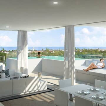 New development Cala de Mijas luxury three bedroom apartments in LOTUS Jardinana Picture 0
