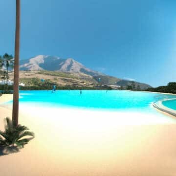 Modern apartments for sale next to a turquoise lagoon of crystal waters Picture 4