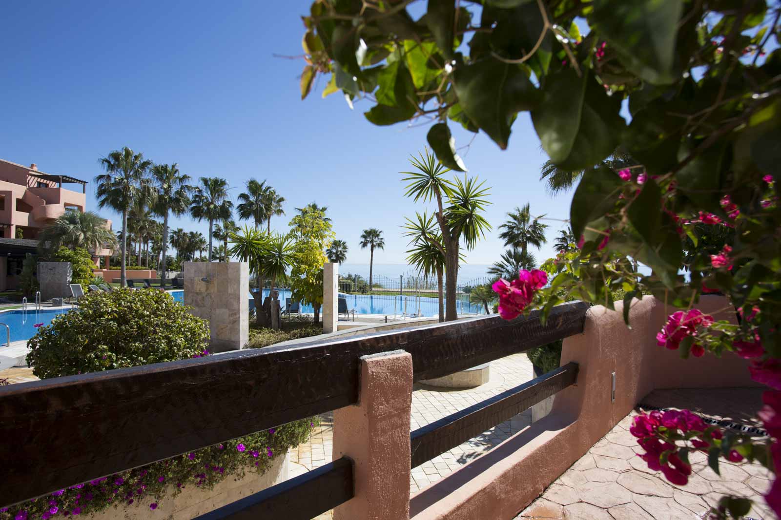 Modern 2 bedroom apartment for sale in front line beach complex Mar Azul Estepona