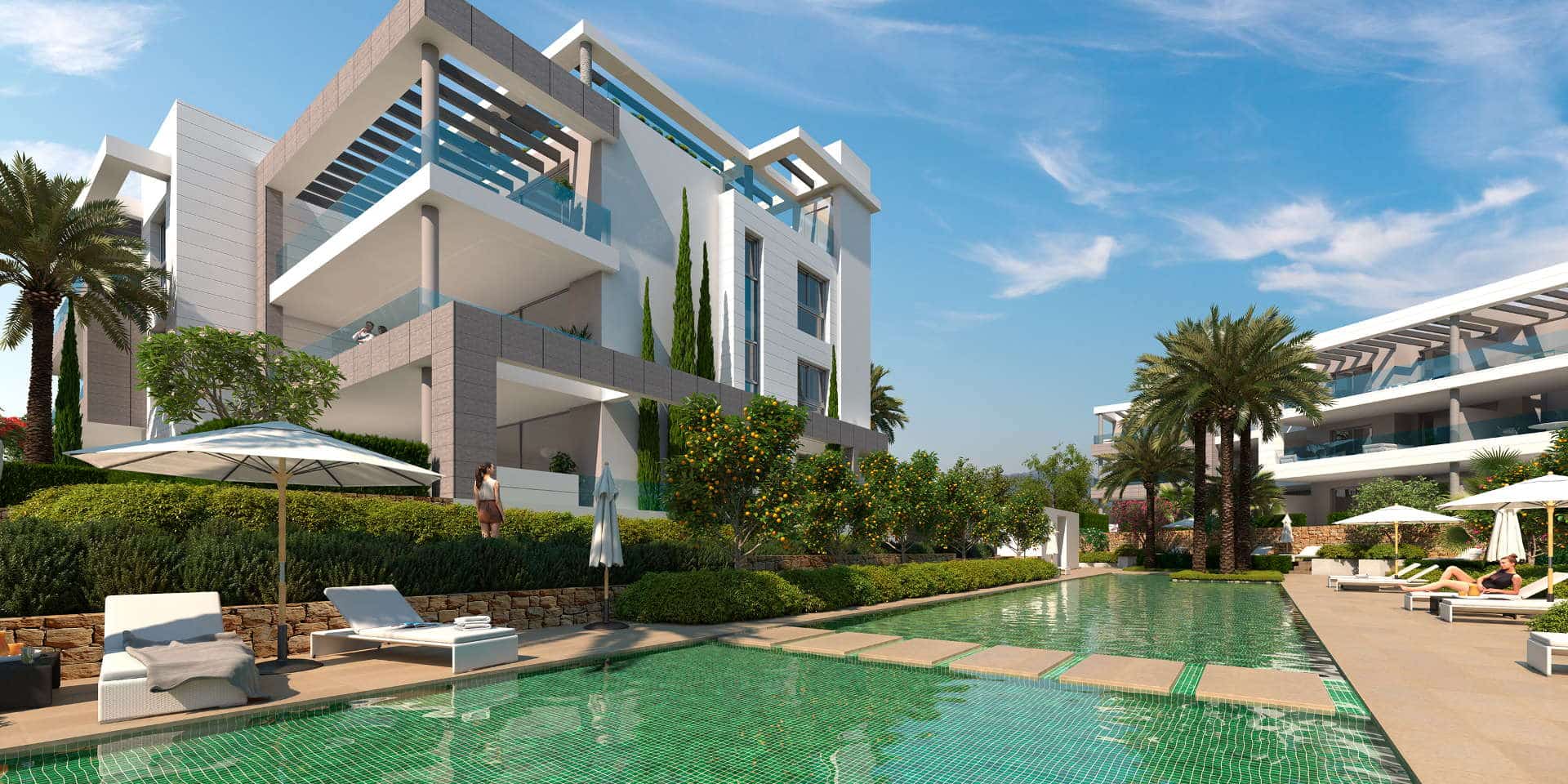 The Residences, new modern apartment to be built between Puerto Banus and Estepona
