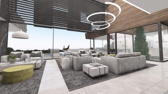 Signature homes Collection_modern 4 bedroom villa for sale Benahavis_Living room_Realista Quality Properties Marbella
