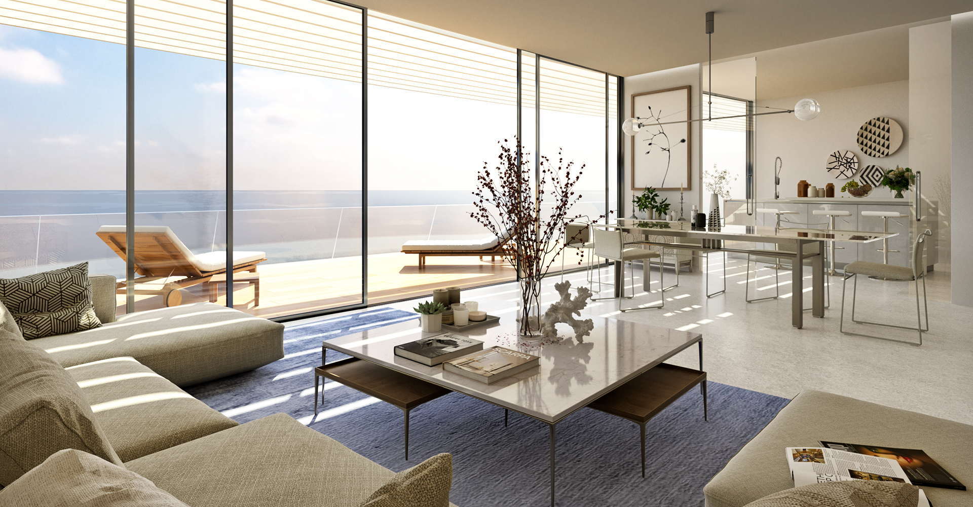 The Edge frontline beach ground floor apartment in Estepona