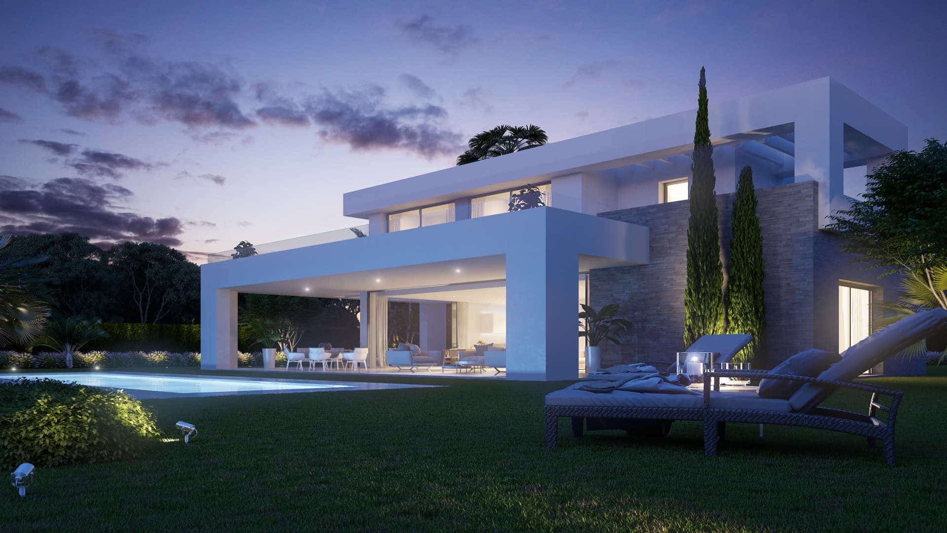 Modern 6 bedroom villa for sale in La Finca de La Cala new development Mijas Costa La Finca de La Cala_new development_villa Secoya for sale_Realista Quality Properties Marbella 1