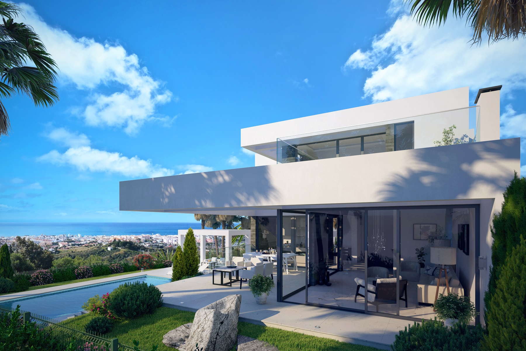 New project villa for sale in El Mirador del Paraiso Benahavis New project villa for sale_El Mirador del Paraiso_Benahavis_Realista Quality Properties Marbella 7