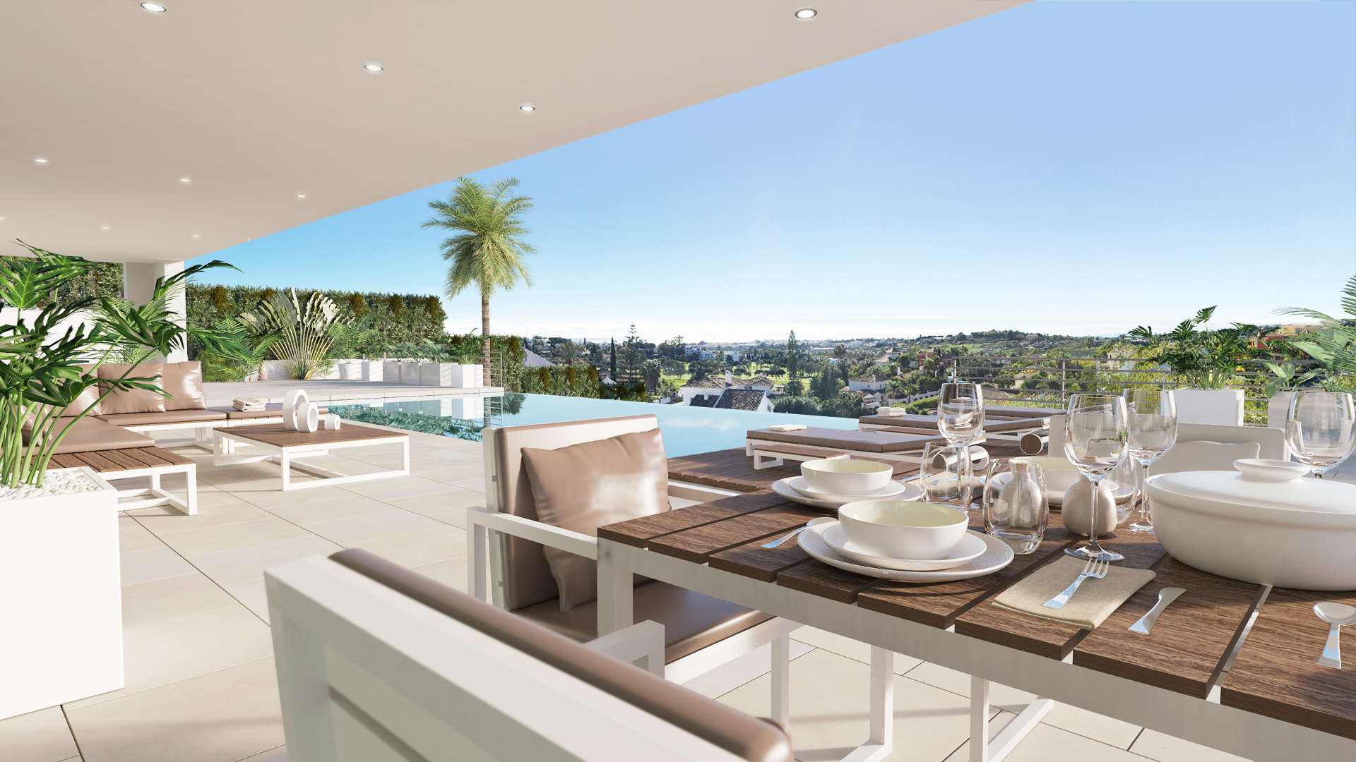 Los Olivos Nueva Andalucia Marbella new modern villa project