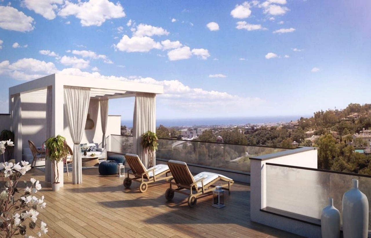 Alborada Homes Marbella penthouse for sale 4 bedrooms amazing views new in Benahavis