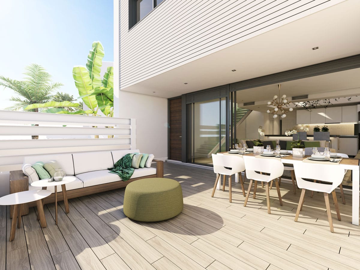 New modern 4 bedroom townhouse for sale in Cancelada, Estepona Le Mirage Santa Vista Estepona_4 bedroom townhouse_new development_for sale_Realista Quality Properties Marbella (1)