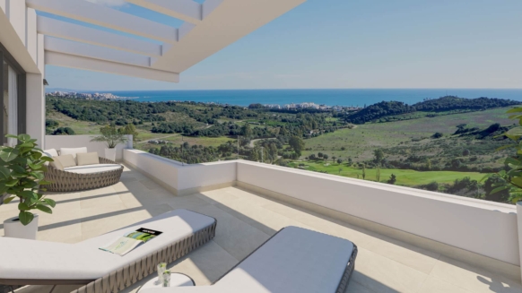 Mirador de Estepona Golf_apartment penthouse for sale_ modern_sea view_Realista Quality Properties Marbella
