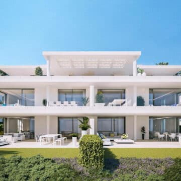 Front line beach 3 bedroom ground floor apartment in Emare Estepona offering amazing panoramic Sea Views Picture 3