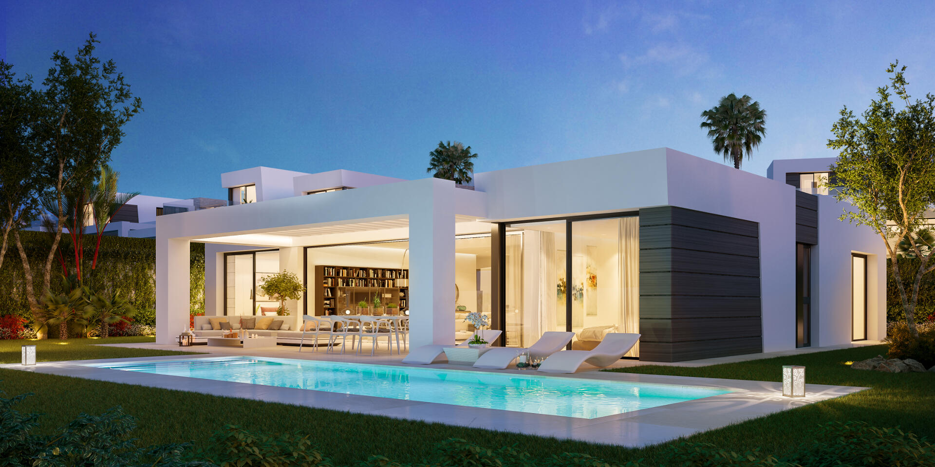 Caboroyale new one level villa for sale in Marbella