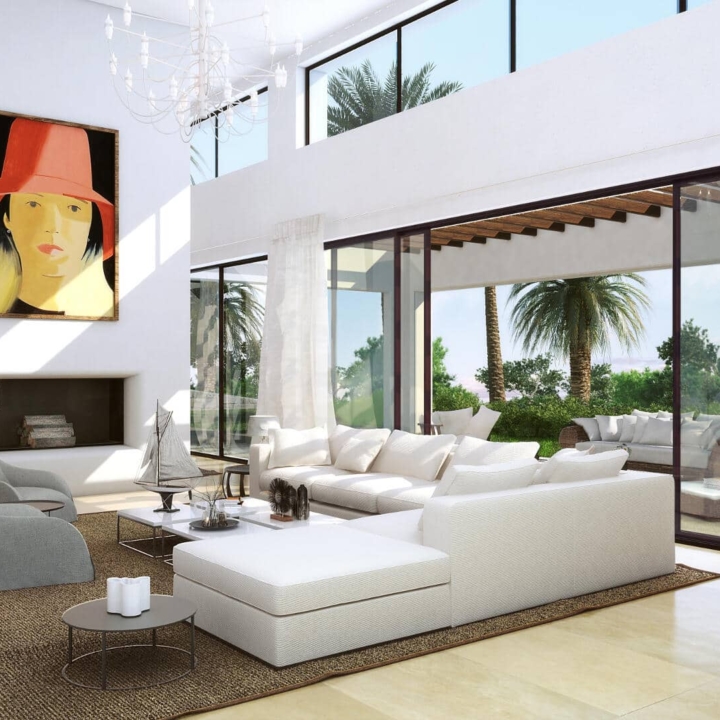 Contemporary villa for sale within Finca Cortesin GREEN 10 type B Picture