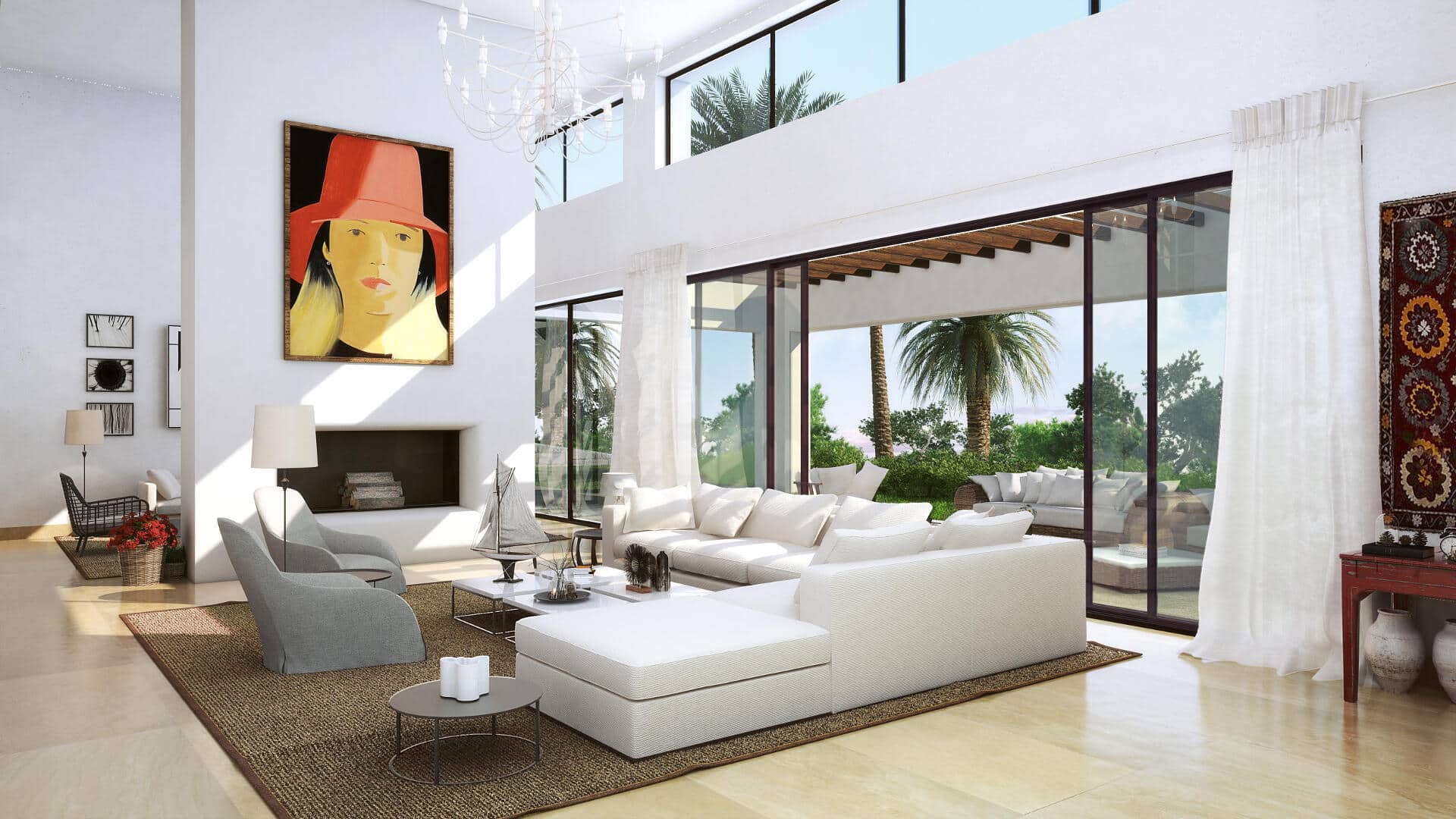 Contemporary villa for sale within Finca Cortesin GREEN 10 type B Finca Cortesin new villa for sale Green 10 situation_Realista Quality Properties Marbella