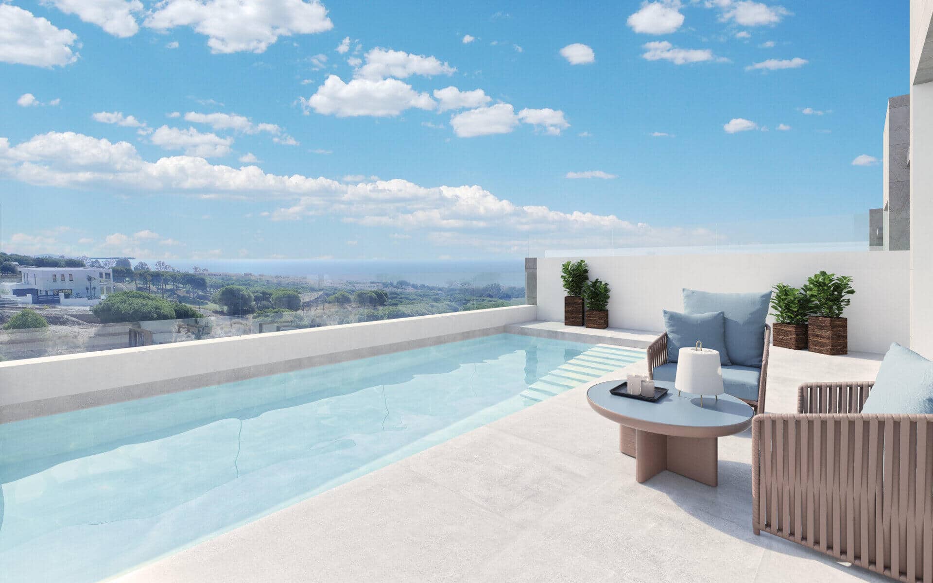 The Cape Marbella townhouse with a sea view in Cabopino Marbella